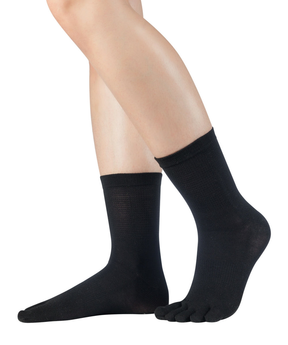 Knitido Silkroad midi toe socks from silk - Knitido®