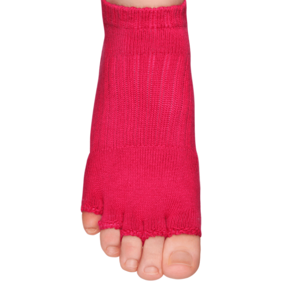 Knitido Calcetines para los dedos de los pies de yoga y pilates con ABS: Tani Sneaker Toe Socks with Grip 
