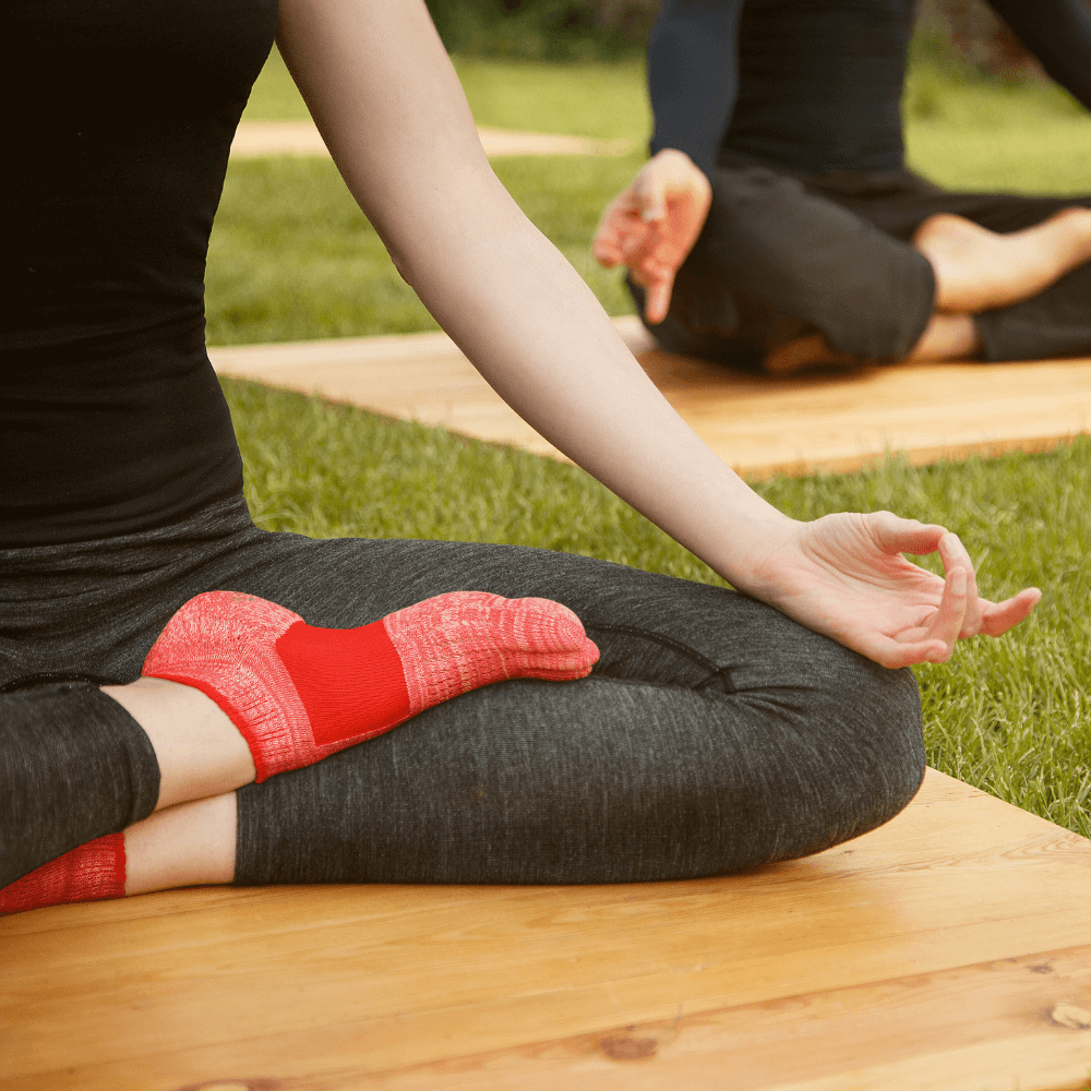 Knitido Plus teensokken Umi, Yoga steunzolen gevlekt met steun voor middenvoetsbeentjes