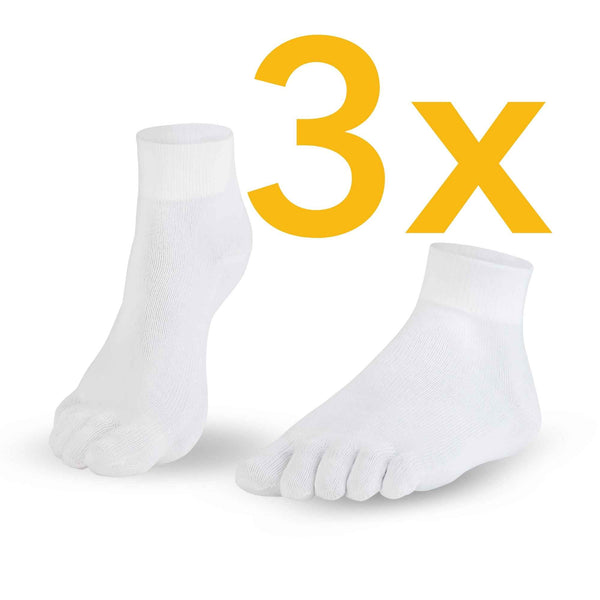 Knitido 3 stuks voordeelverpakking Dr Foot Silver Protect antimicrobiële korte sokken - Knitido®
