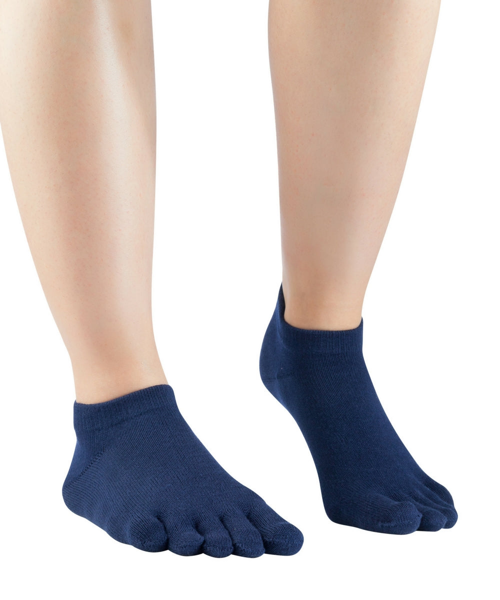 Knitido KURZE BAUMWOLL-ZEHENSOCKEN FÜR DEN ALLTAG in Navy 