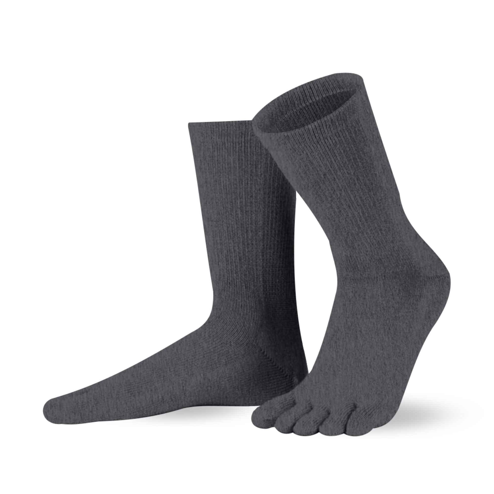 3er Sparpack Knitido Cotton & Merino Melange Zehensocken - Knitido®