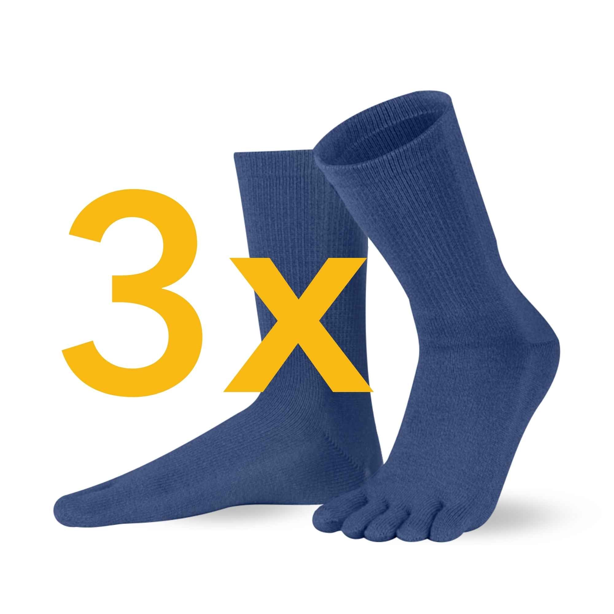 Pack économique de 3 pièces Knitido Cotton & Merino  Melange chaussettes à orteils - Knitido®.