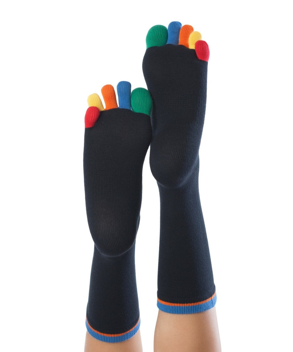 Knitido Rainbows, Mešani paket 3 pisanih nogavic do prstov - Knitido®