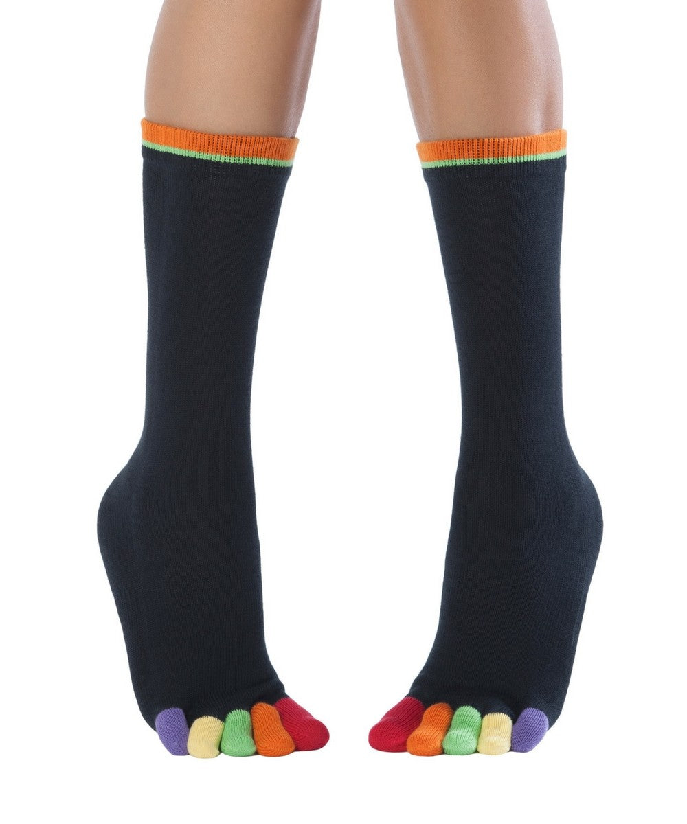 Knitido Rainbows, Mixpack of 3 colorful toe socks mid-calf - Knitido®