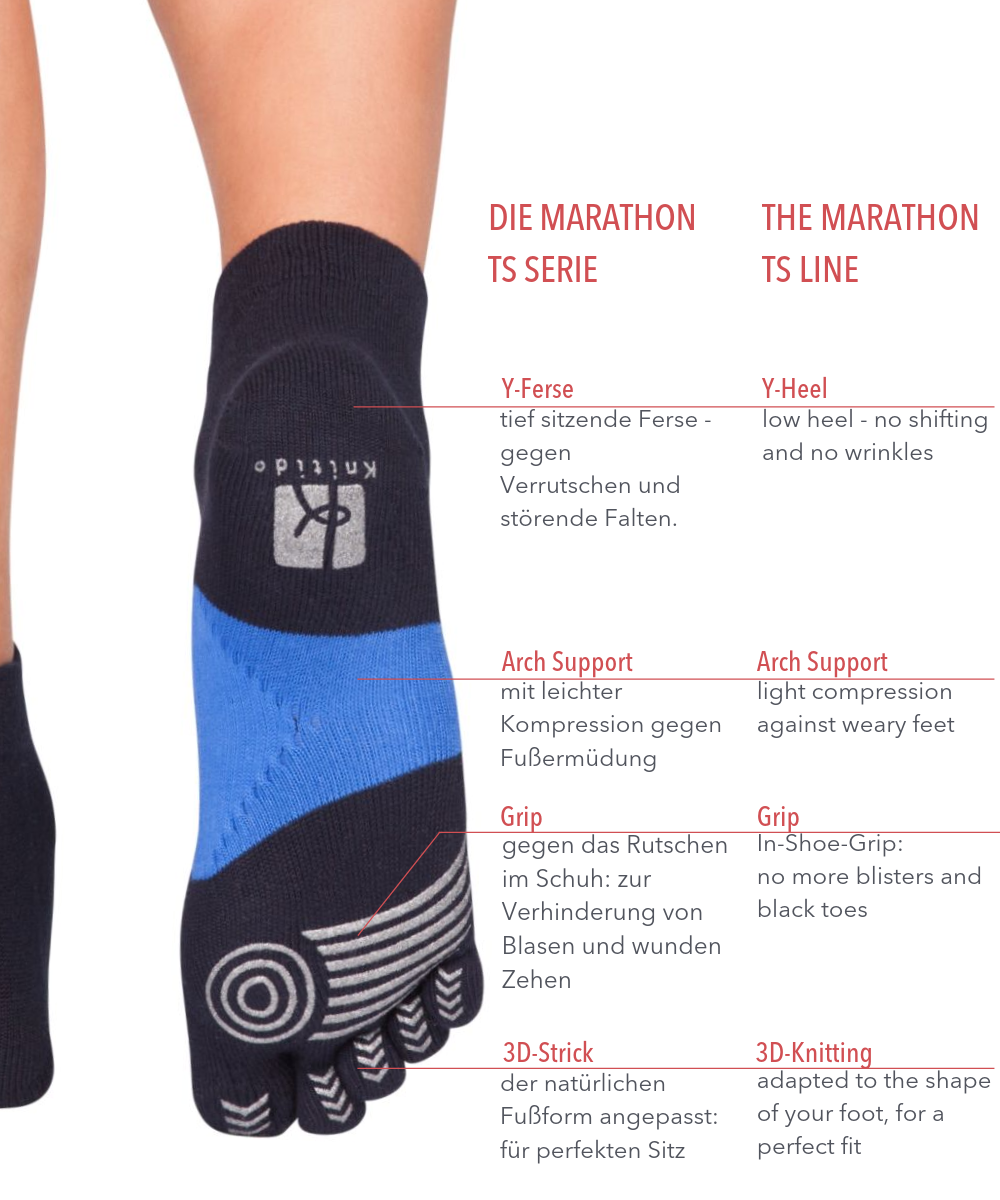 Knitido Maratona TS calze con dita