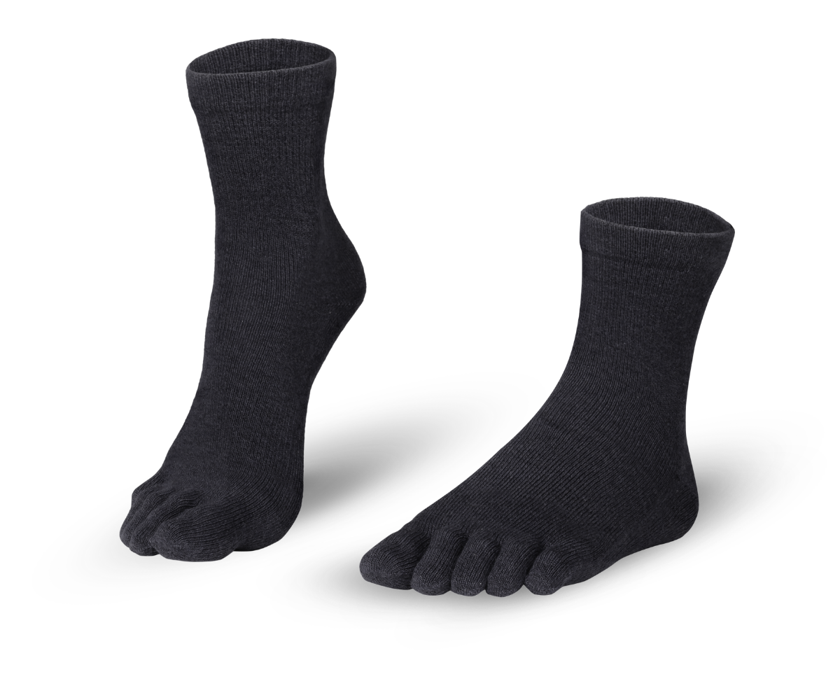 Knitido Cotton & Merino Midi kurze Zehensocken