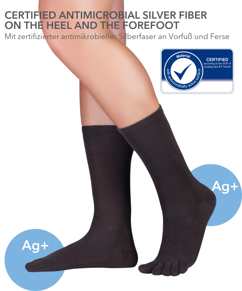 Knitido Dr. Foot Silver Protect chaussettes à orteils antimicrobien