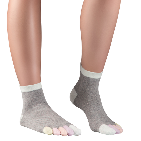 Knitido Rainbows corti e colorati calze con dita - Knitido