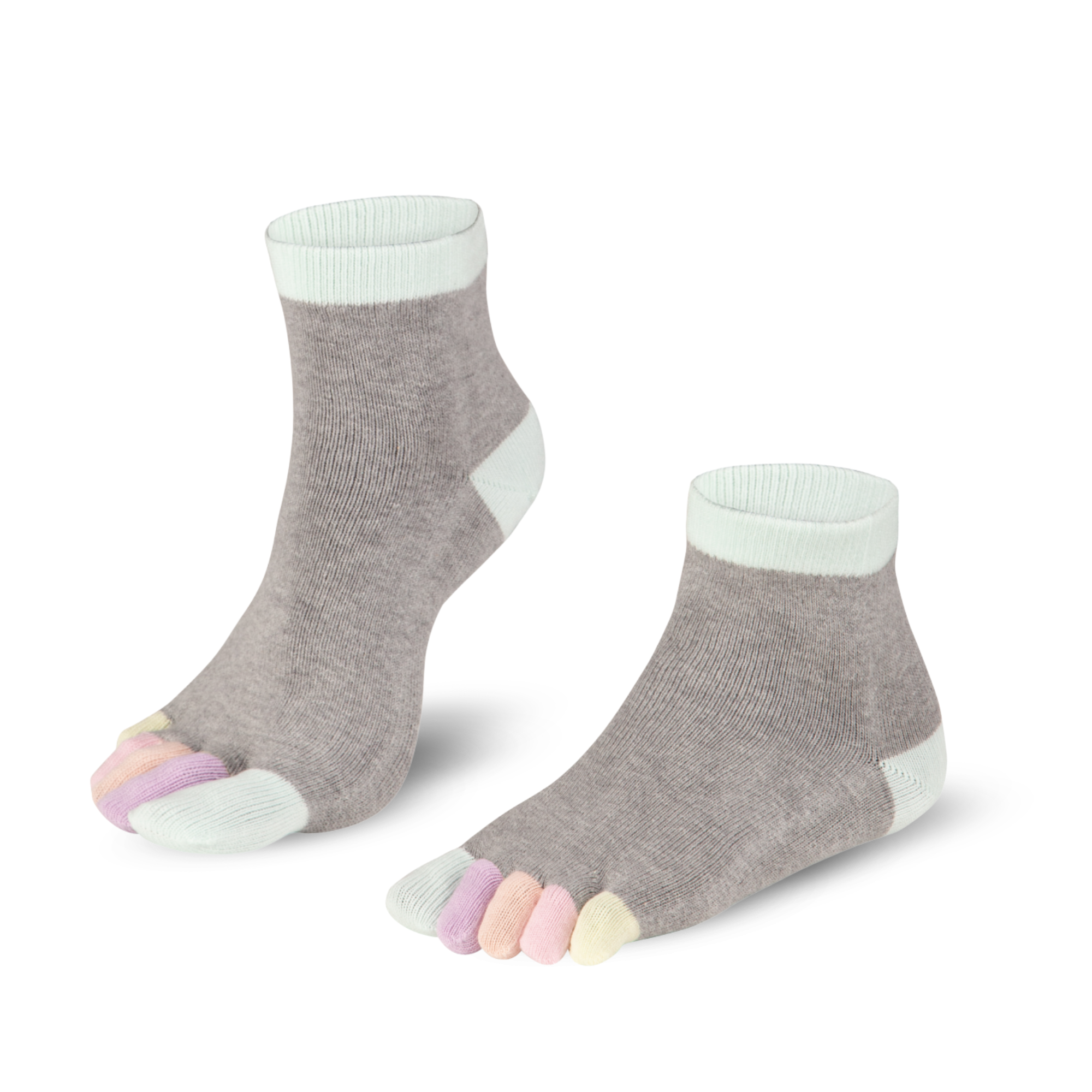 Knitido Rainbows short colorful toe socks