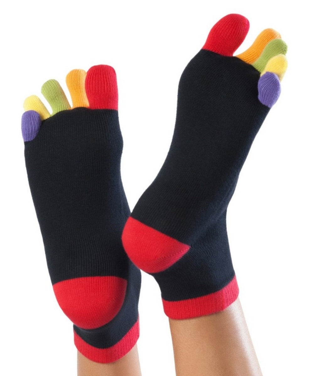 Knitido Rainbows short colorful toe socks