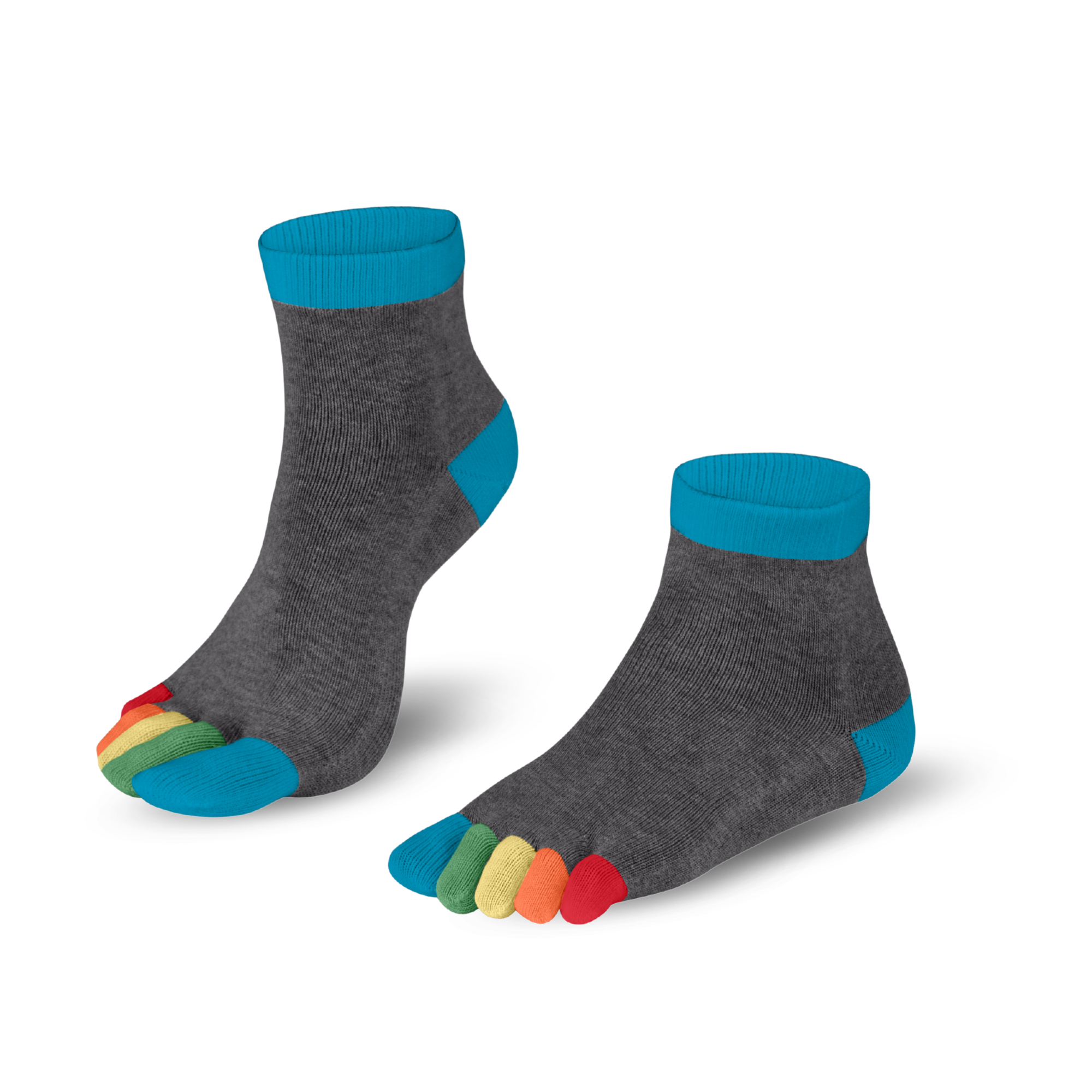 Knitido Rainbows short colorful toe socks