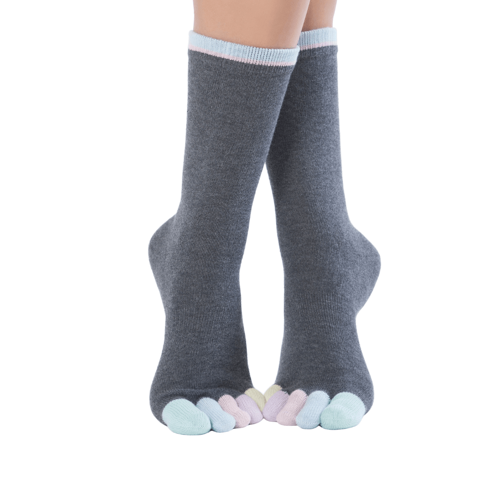 Knitido Rainbows colorful toe socks