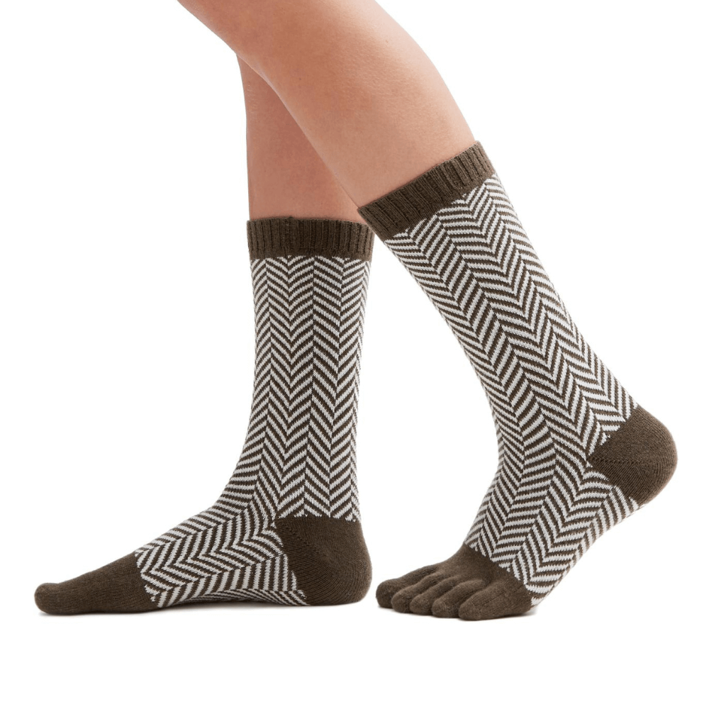 SILL chaussettes à orteils en laine et coton