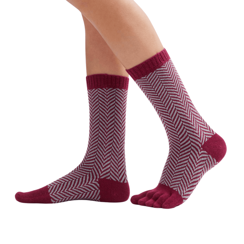 SILL chaussettes à orteils en laine et coton