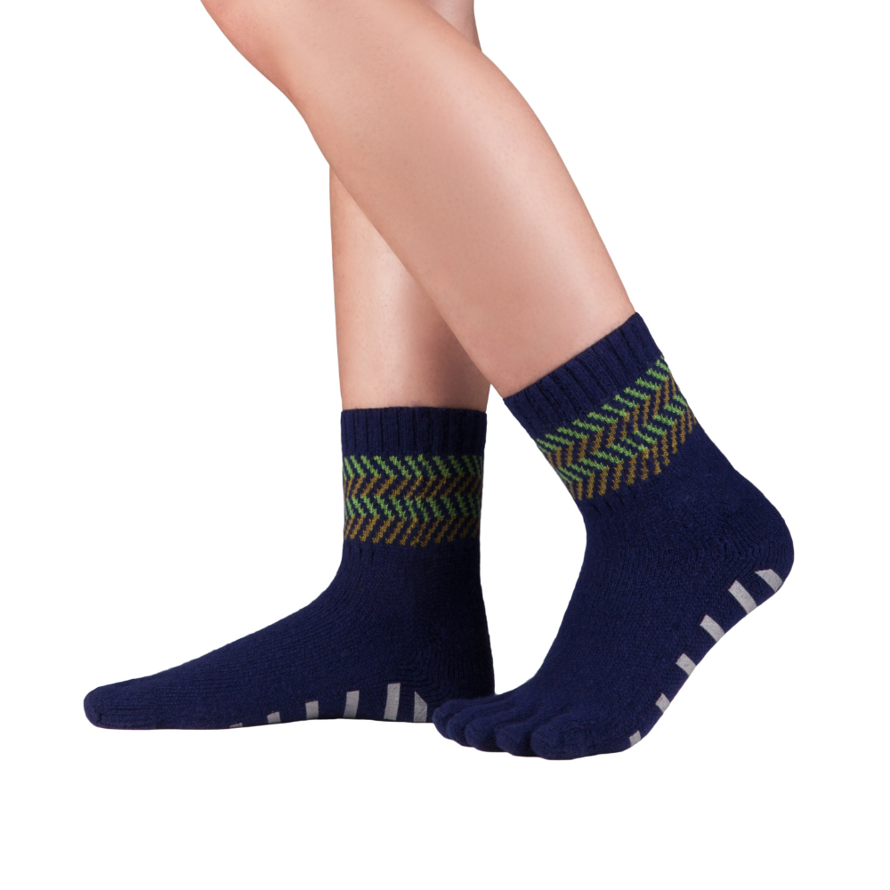 Knitido Home Socks made of Cashmere and Merino with Anti-Slip Coating
