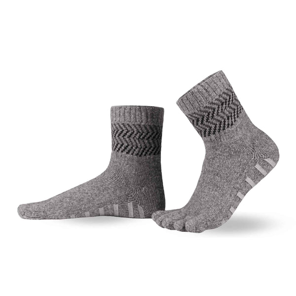 Knitido Home cashmere and merino socks with non-slip coating