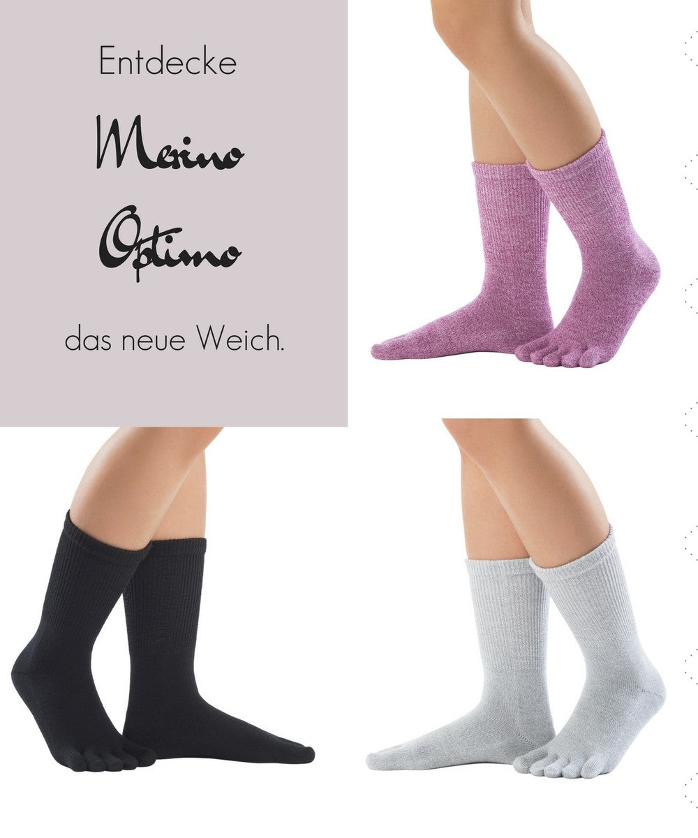 Knitido Merino Optimo Zehensocken aus Merinowolle