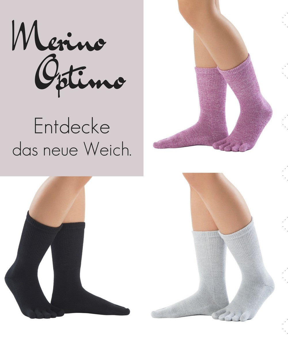 Knitido Merino Optimo Zehensocken aus Merinowolle