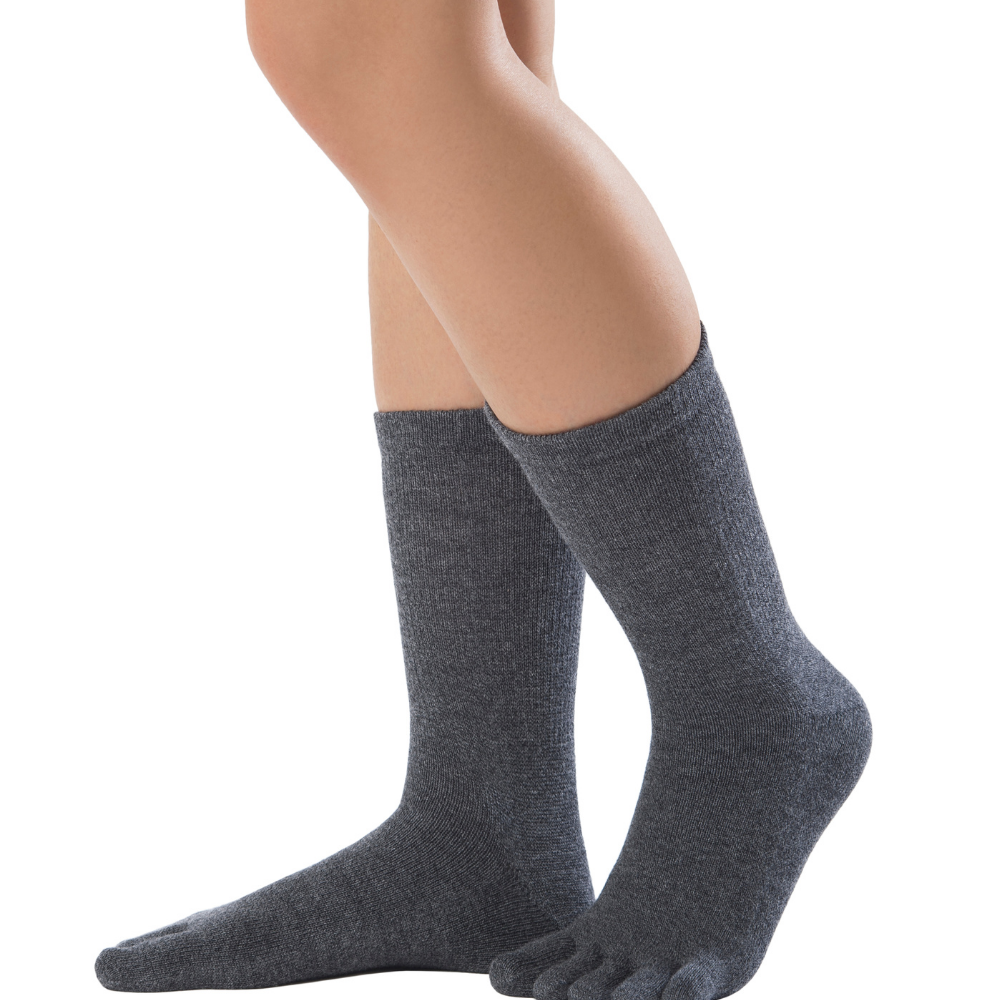 3-Pack Knitido Cotton & Merino Melange Toe Socks
