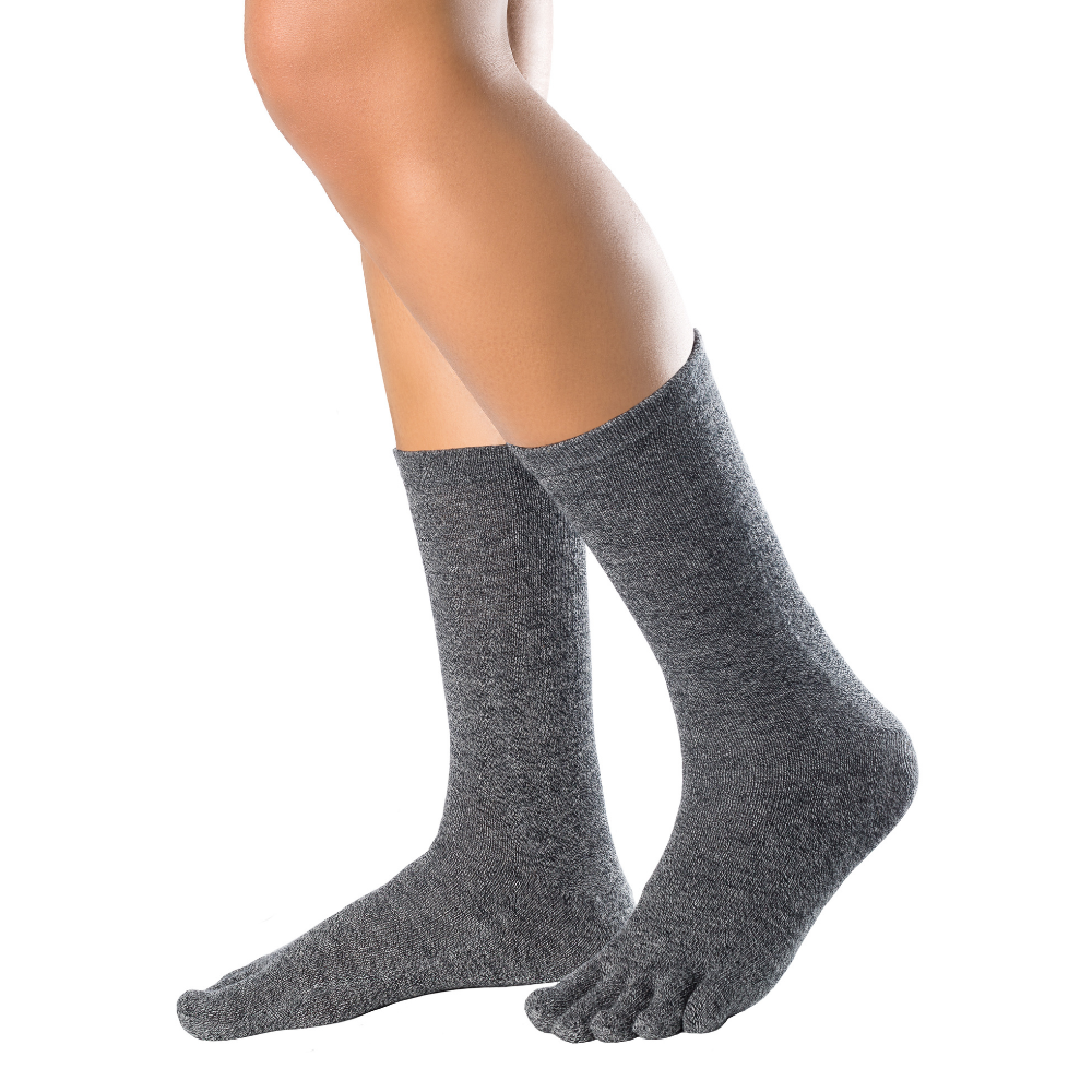 3-Pack Knitido Cotton & Merino Melange Toe Socks