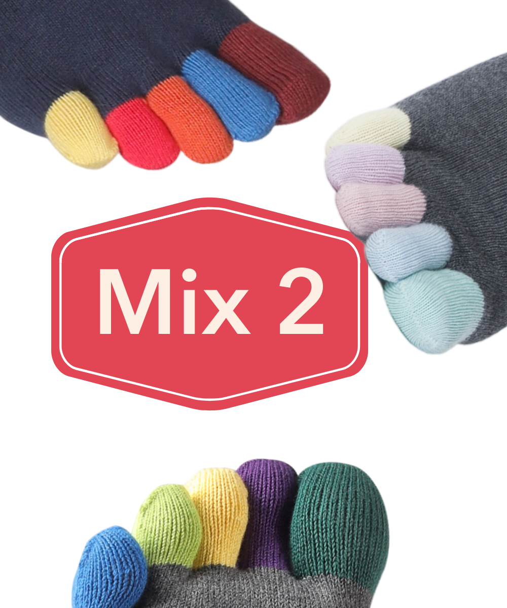 Knitido Rainbows, Mixpack de 3 calcetines de colores hasta la pantorrilla - Knitido®.