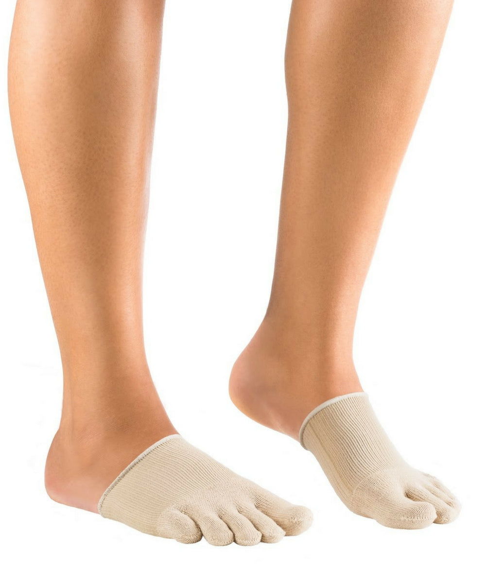 Knitido Dr. Foot Hallux Valgus Compression Bands with closed toes, colour beige