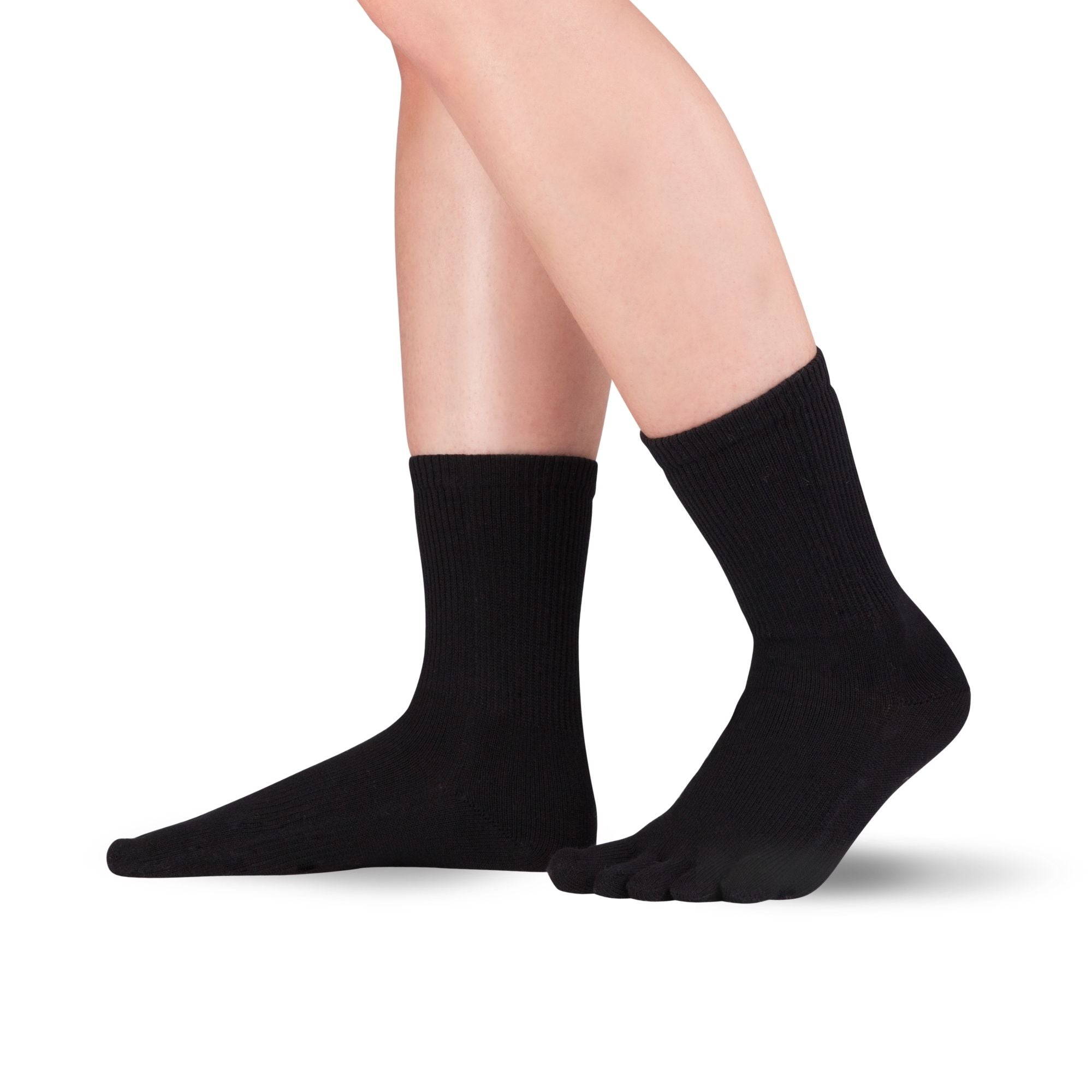 Dr. Foot Bunion toe socks from Knitido in black