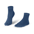 Knitido Traditionals Tabi socks short from cotton in Dull Blue