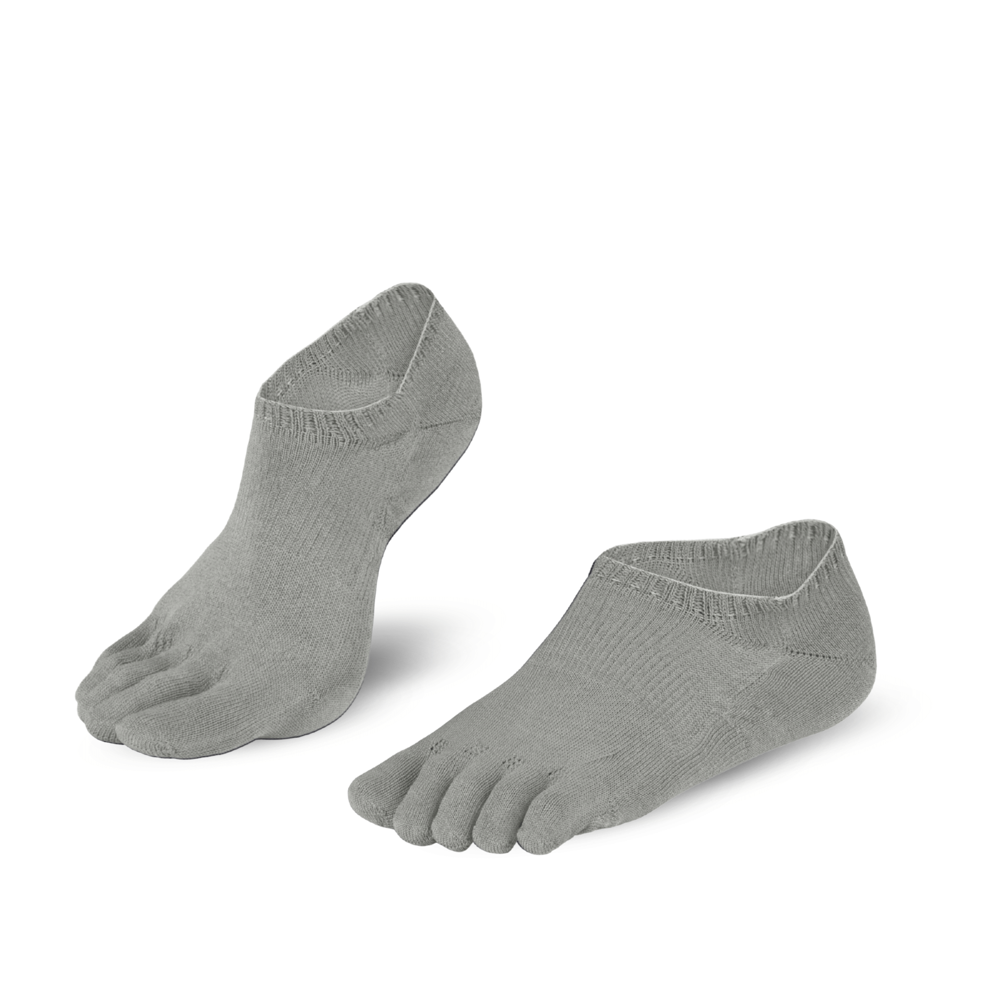 Track and Trail Running Mate Sneaker toe socks no show sports grey