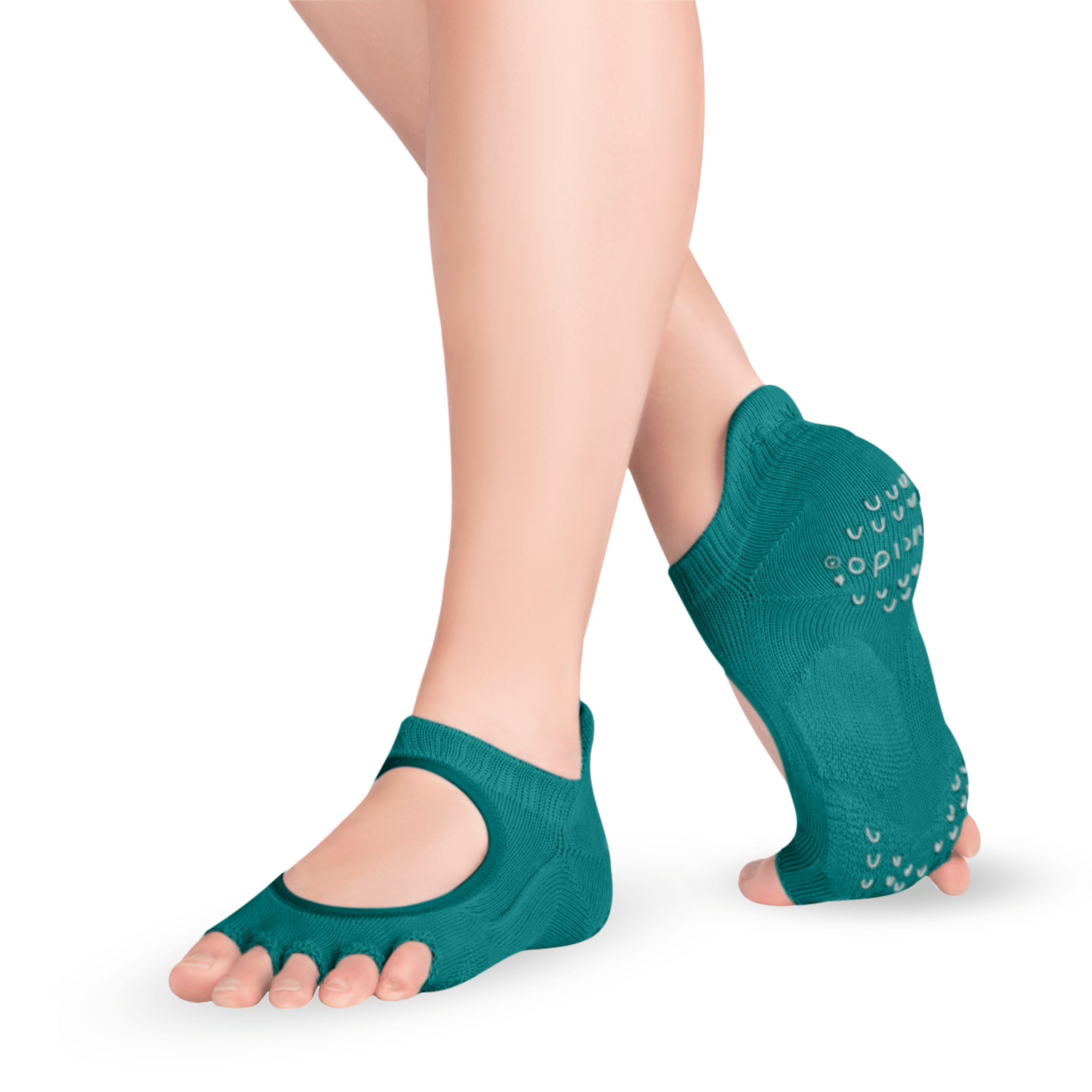 ABS chaussettes à orteils pour le yoga et le Pilates turquoise