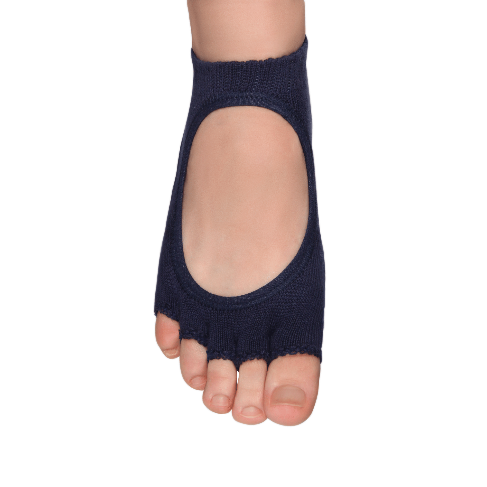 Calcetines ABS para los dedos de los pies para Yoga y Pilates azul
