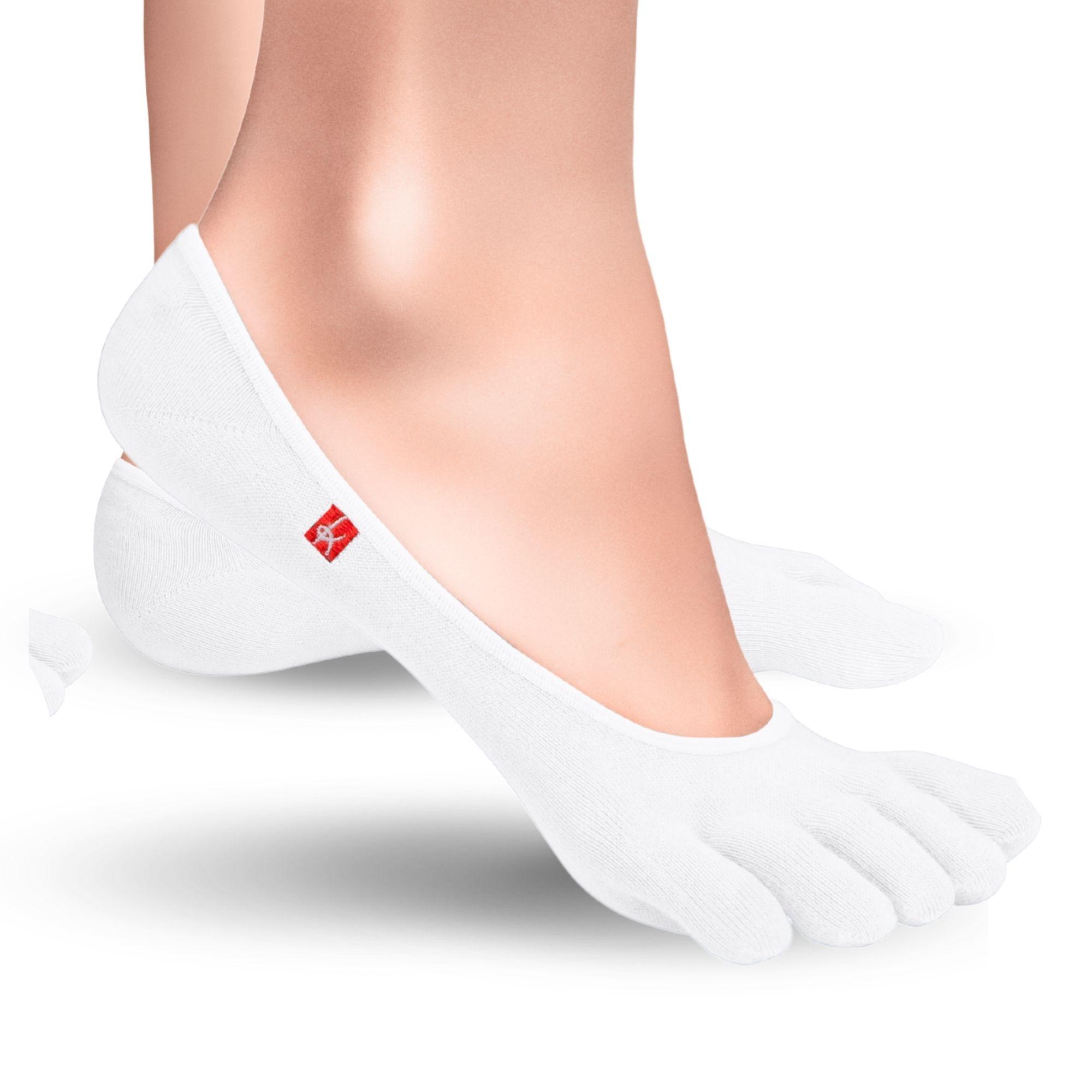 Knitido Zero Coolmax toe socks ladies toe socks in white
