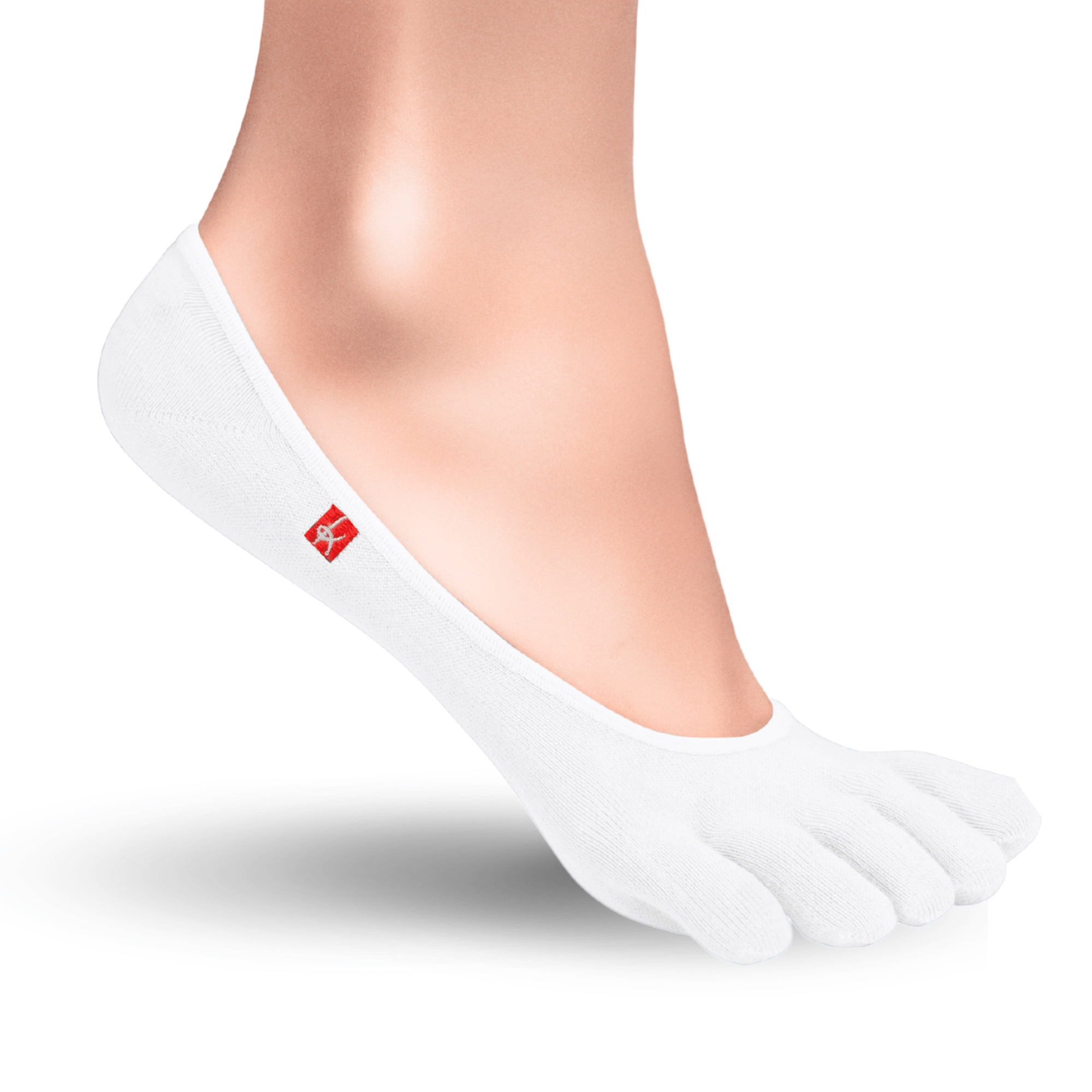 Knitido Zero Coolmax chaussons orteils femme chaussettes à orteils en blanc