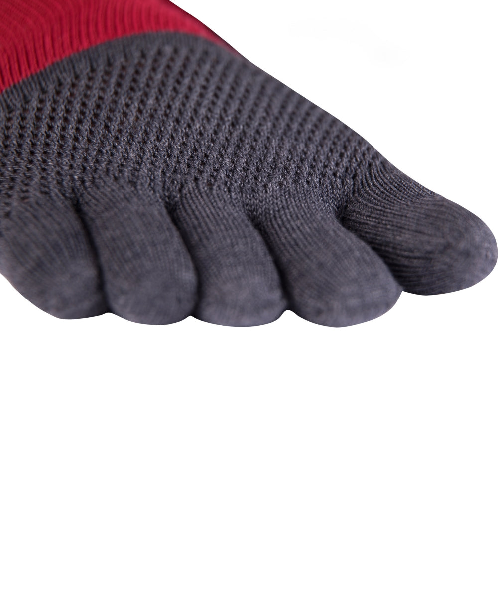 Knitido Marathon chaussettes à orteils pour le sport et les courses de longue distance - Poches pour les orteils