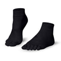 Knitido Marathon calze con dita per lo sport e la corsa su lunghe distanze - nero