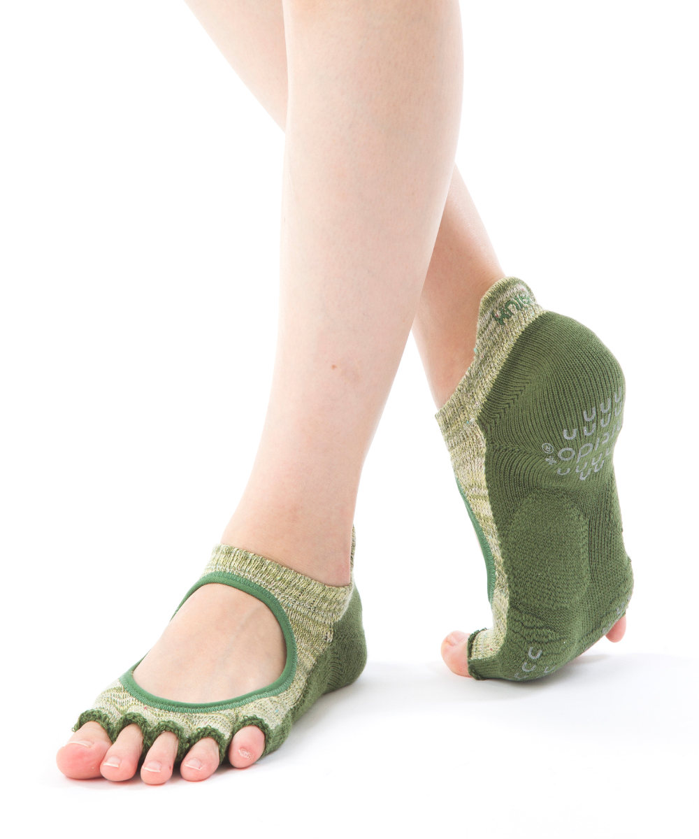 Knitido Plus chaussettes à orteils Loops pour le yoga et le Pilates 