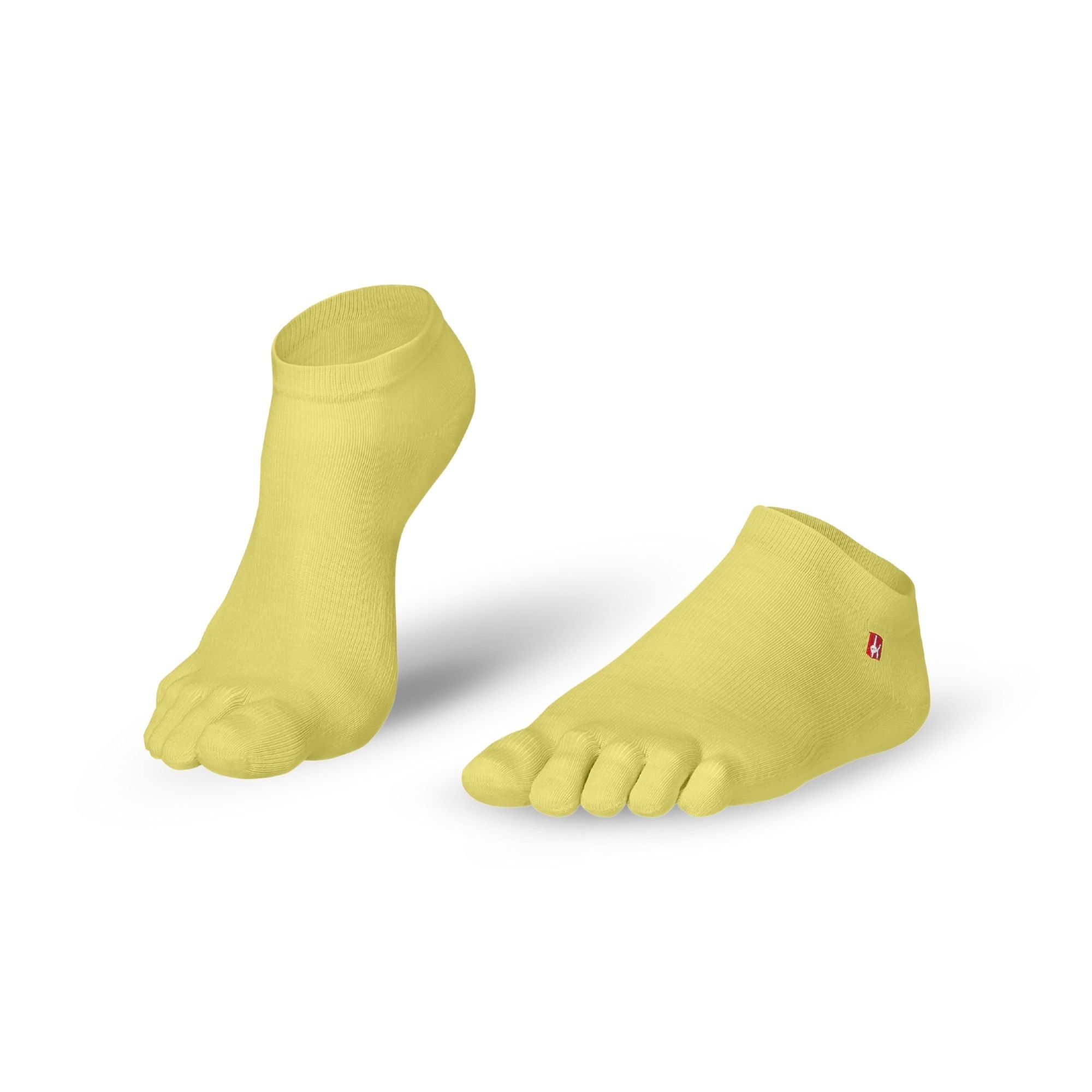 chaussettes à orteils Baskets Coolmax de Knitido Track & Trail ultralite fresh en jaune