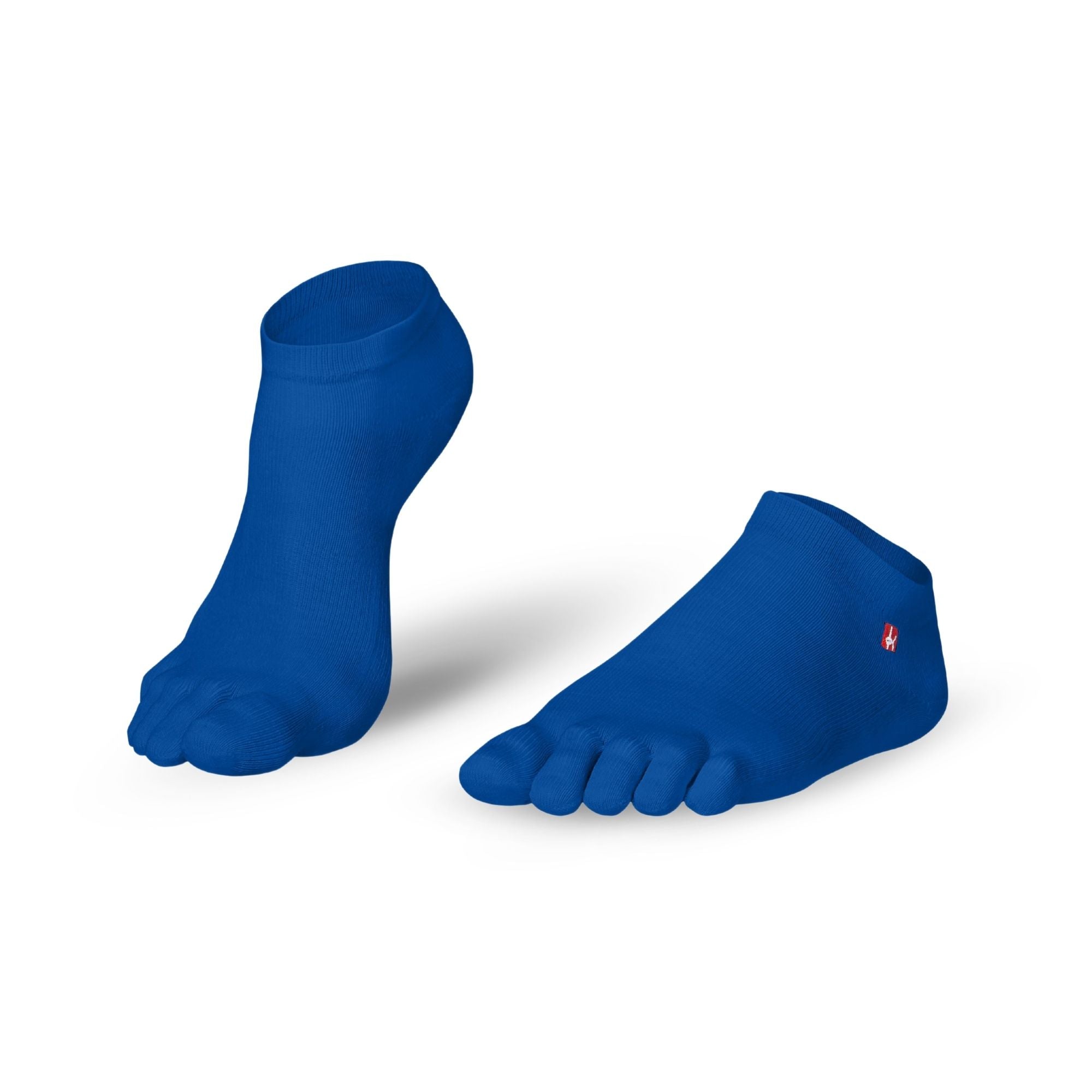 chaussettes à orteils Baskets Coolmax de Knitido Track & Trail ultralite fresh en bleu mandarin