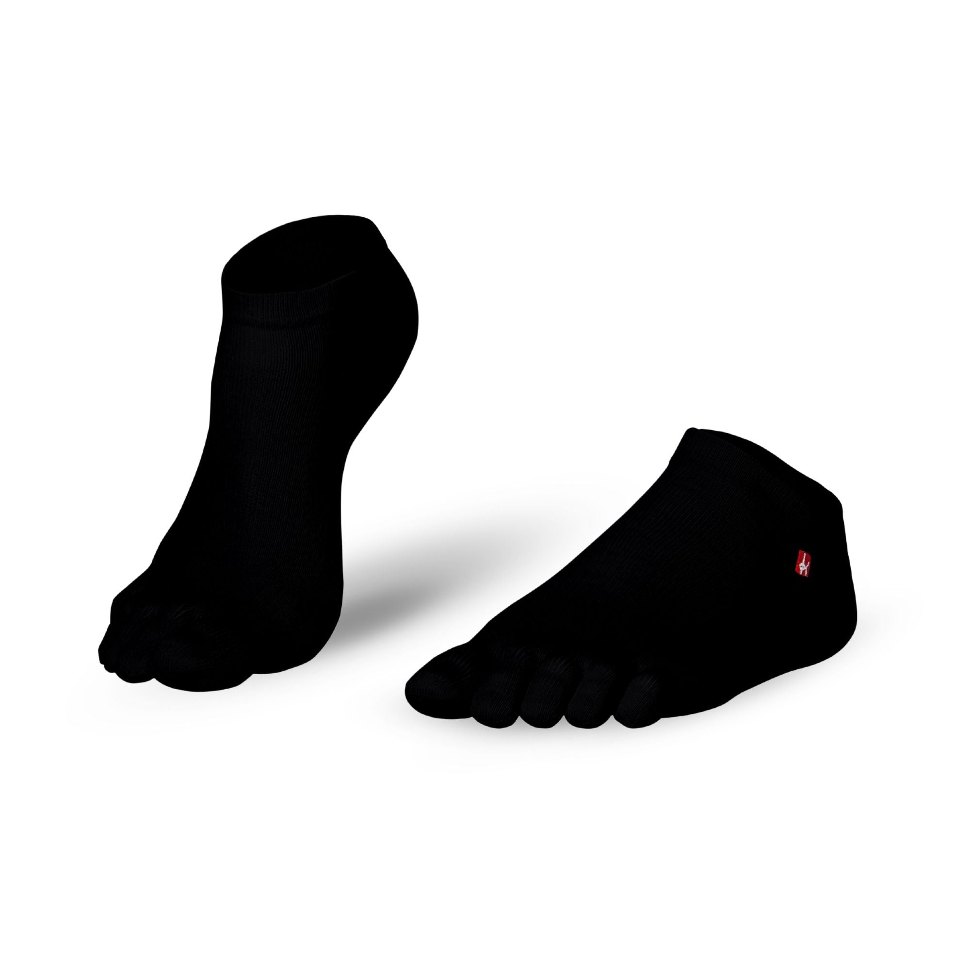 Prstne nogavice Coolmax Sneaker by Knitido Track & Trail ultralite fresh v črni barvi