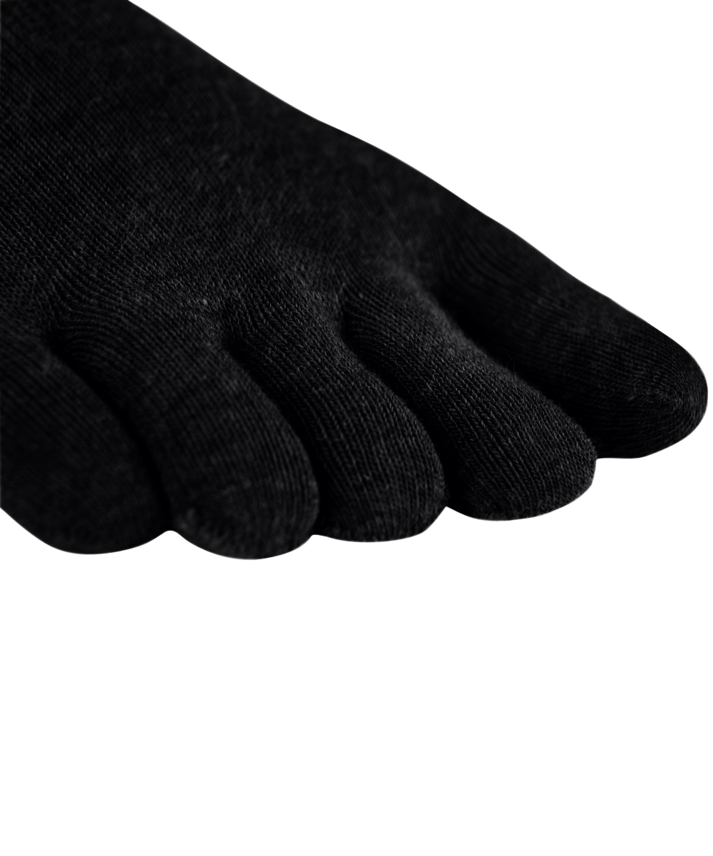 Zehensocken Coolmax Sneaker von Knitido Track & Trail ultralite fresh in schwarz
