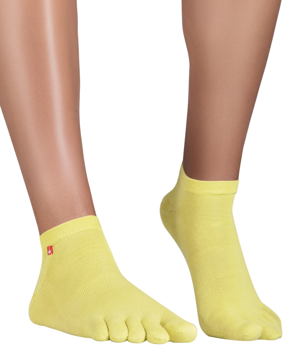 calze con dita Sneaker Coolmax di Knitido Track & Trail ultralite fresh in giallo