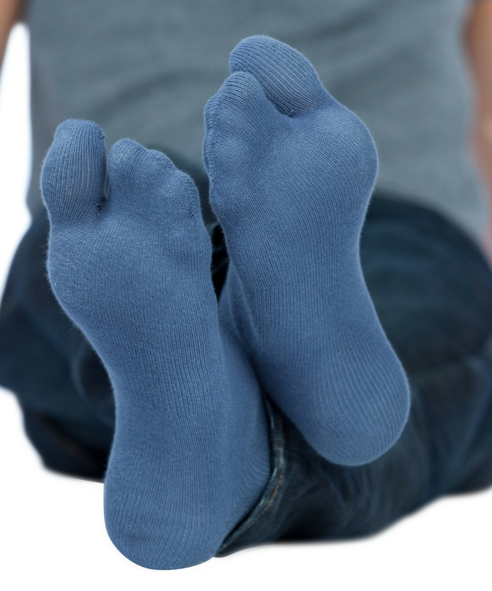 Voordelig pakket van 3: Korte katoenen tabi sokken van Knitido 