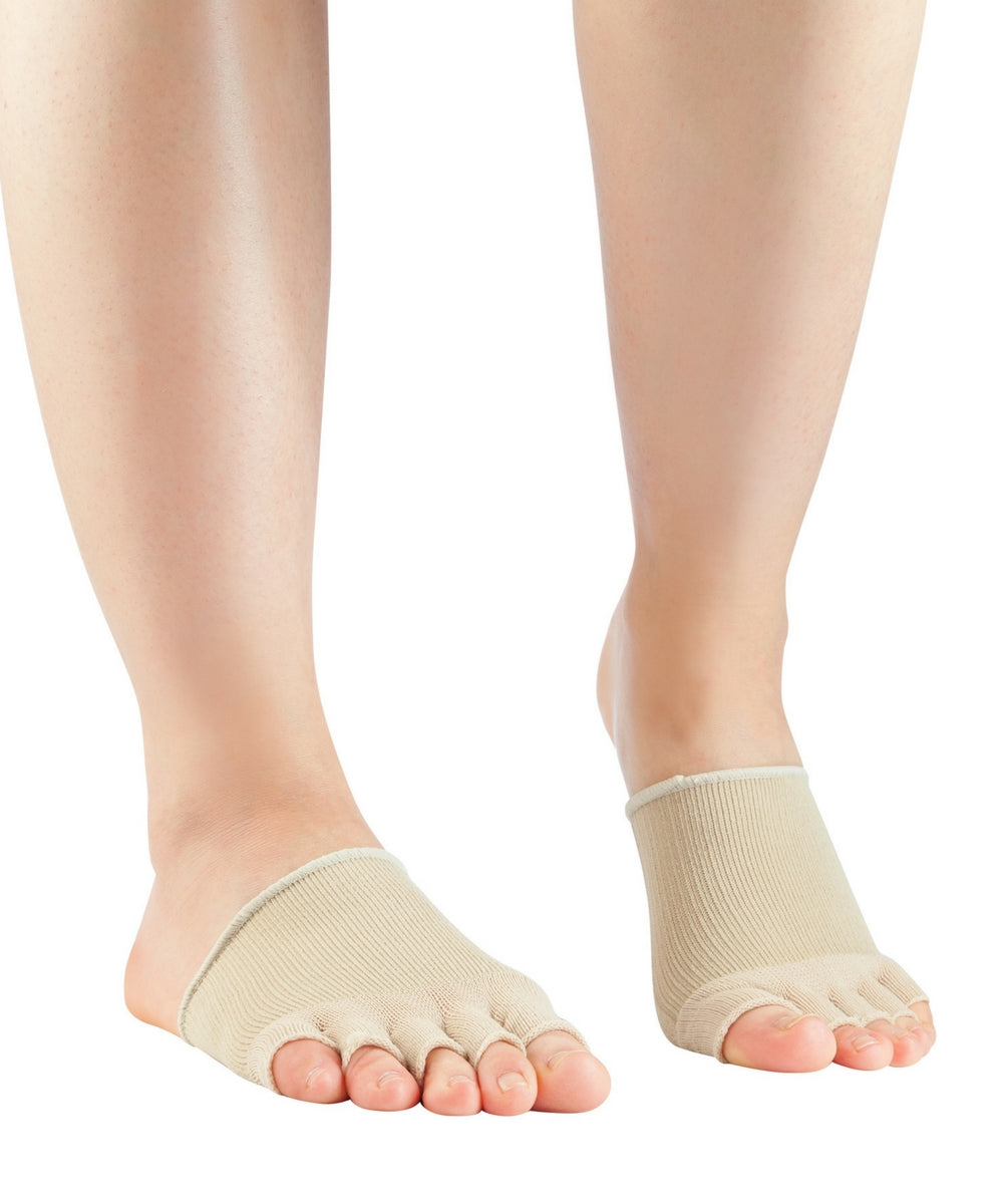 Knitido Dr. Foot Hallux-Valgus Compression Bands with strong compression effect, colour beige 