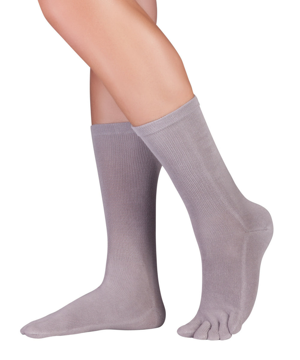 Knitido Dr. Foot Silver Protect Chaussettes pour orteils avec fil d'argent antimicrobien, couleur grise 