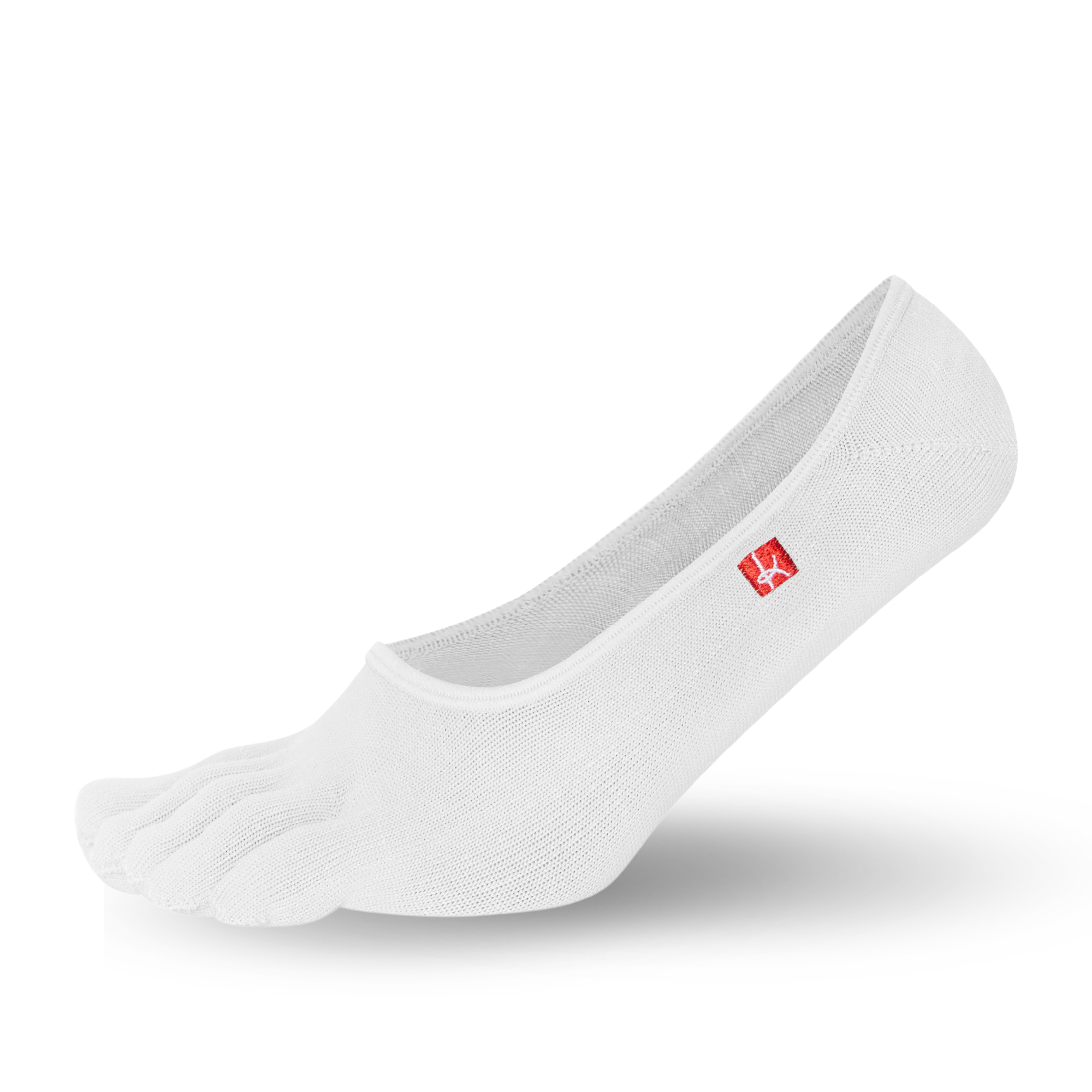 Track & Trail Footies Chaussettes d'orteils No Show Toe Socks White