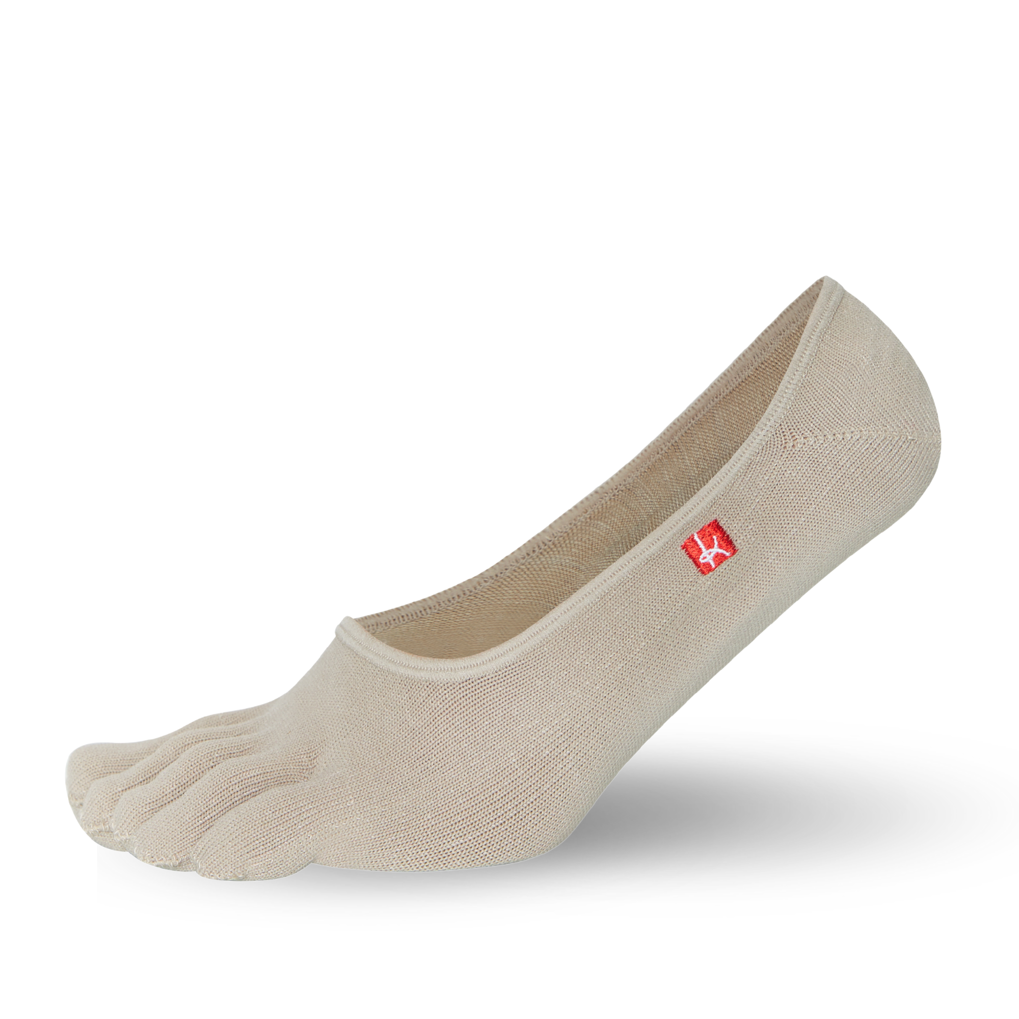 Track & Trail Footies Chaussettes d'orteils No Show Toe Socks Beige