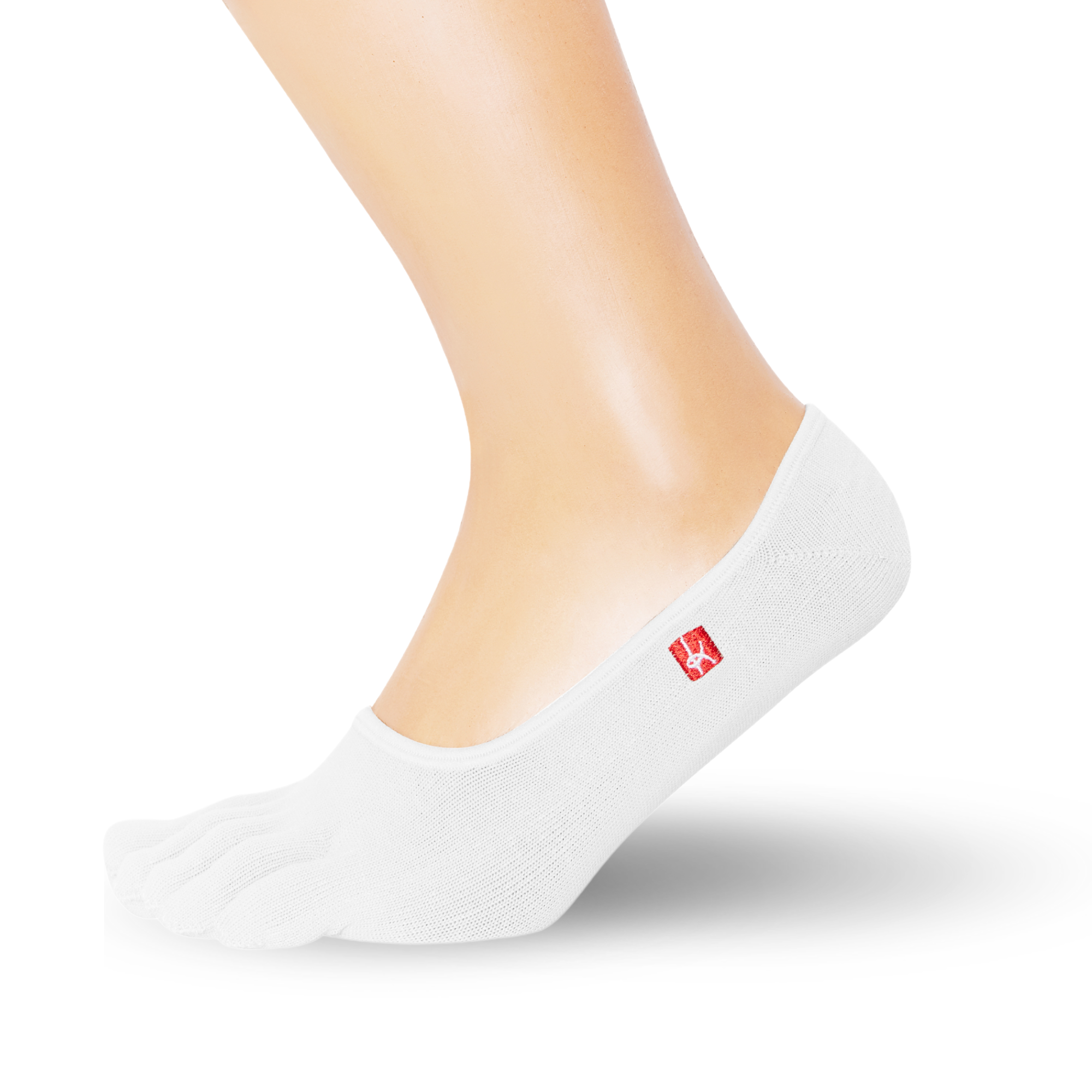 Track & Trail Footies Chaussettes d'orteils No Show Toe Socks White