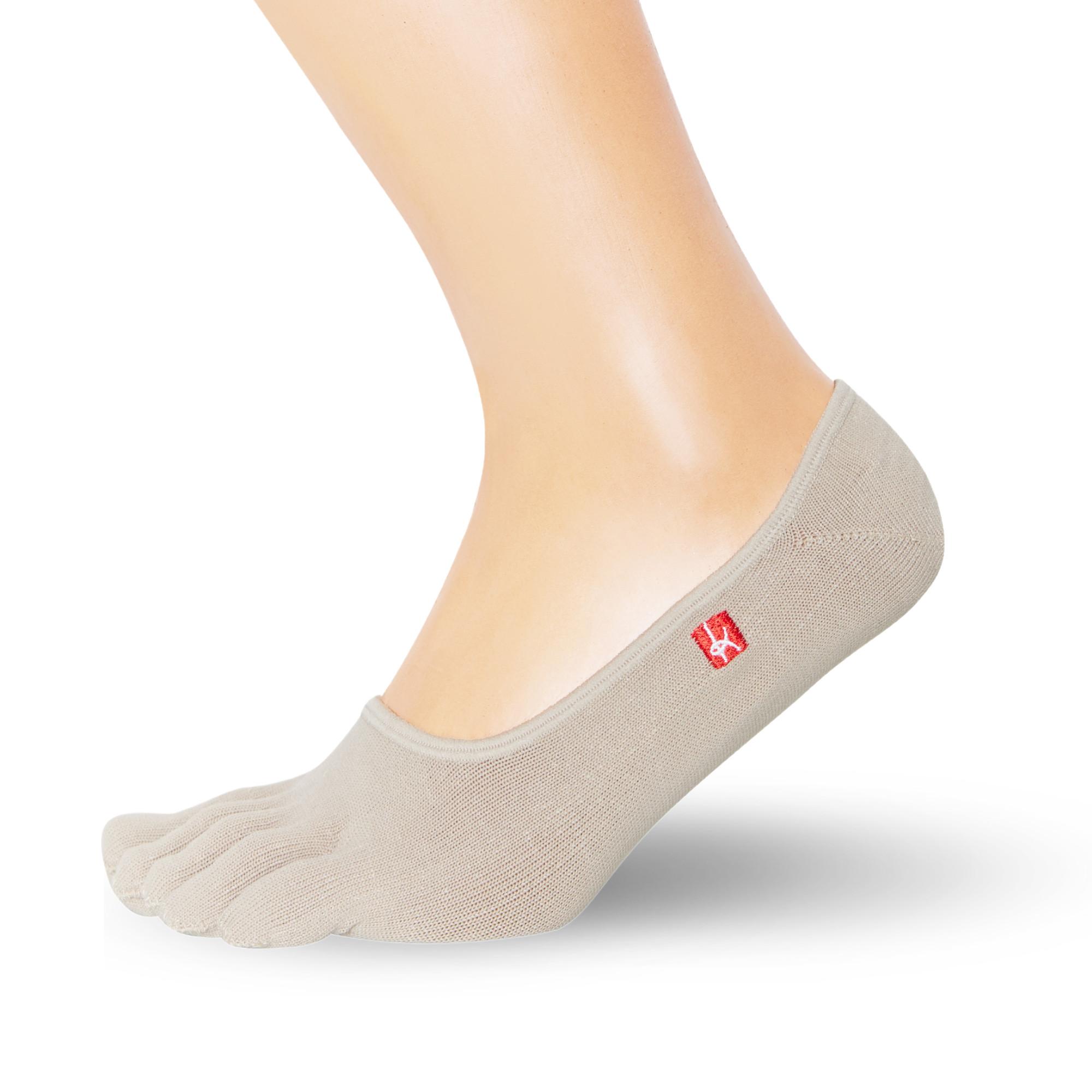 Track & Trail Footies Chaussettes d'orteils No Show Toe Socks Beige