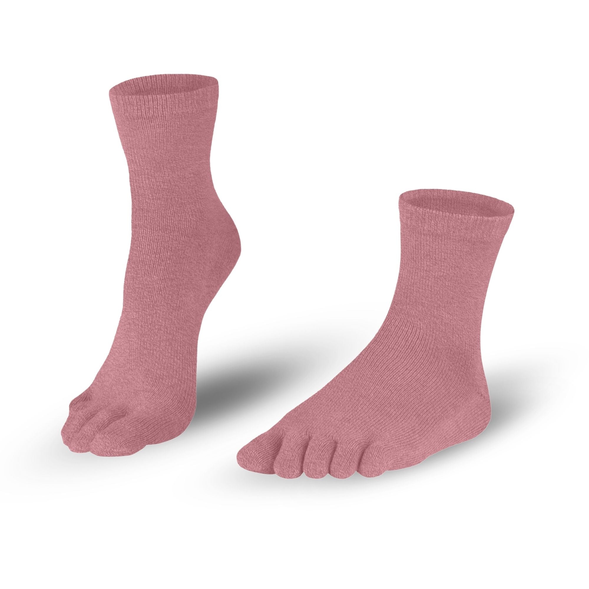 Ladies Cotton Toe Socks in Pink